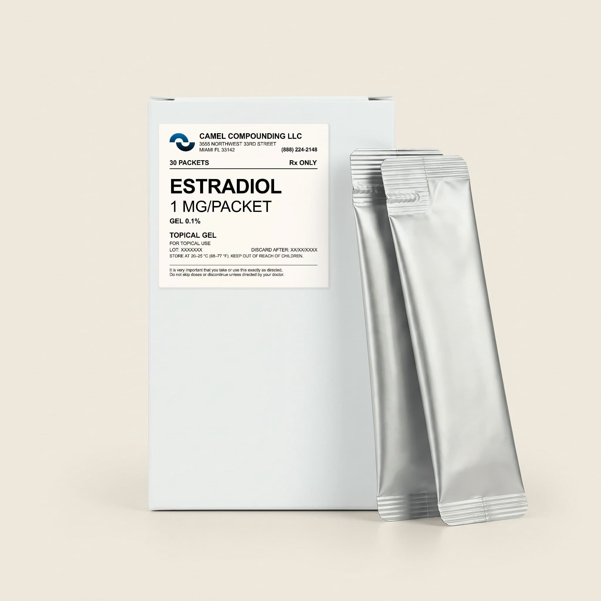 Estradiol Gel, 1 mg/packet